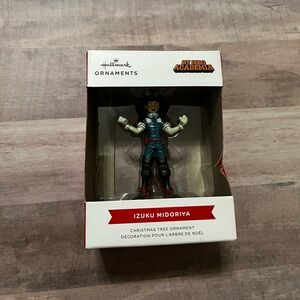 Hallmark Izuku Midoriya Christmas Tree Ornament - Blue and Black NEW